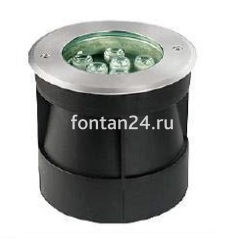 Встраиваемый LED-прожектор 9-диодный 12/24VDC IP67, Д=160 мм MONO Встраиваемый LED-прожектор 9-диодный 12/24VDC IP67, Д=160 мм MONO