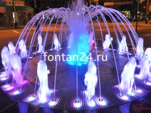 Фонтанная насадка Пенный столб 1", 32 мм, нержавеющая сталь